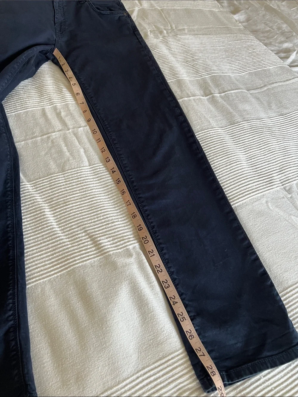 7 For All Mankind Kids Navy Blue Straight-Leg Pants